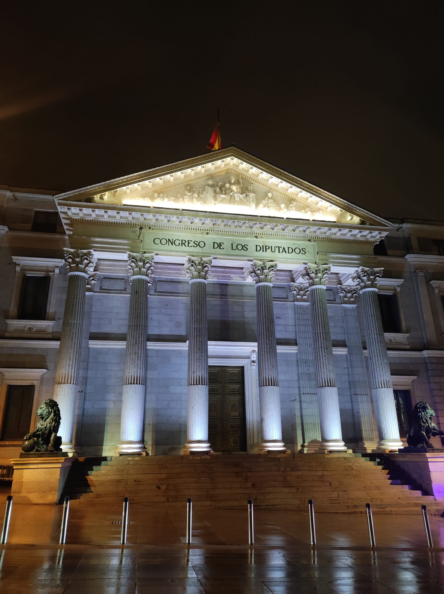 בית הפרלמנט במדריד (צילום: מיכל גרינברג כורך)