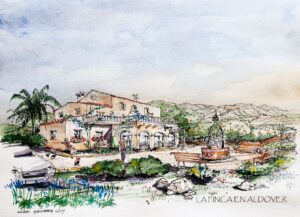 ציור משנת 2017, כיצד אלה דמיינה את החווה (צייר: Andrei Grinberg)