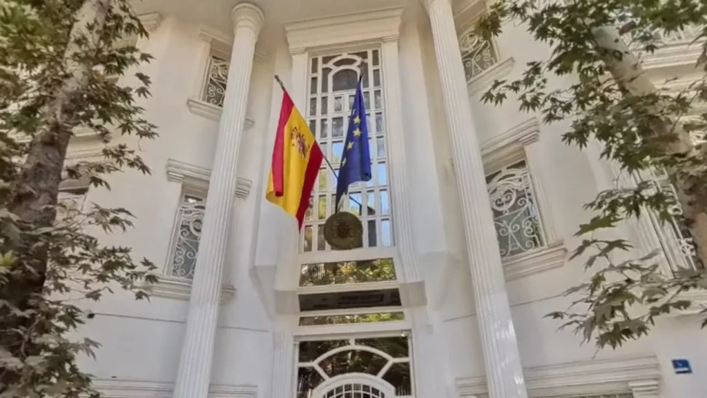 שגרירות ספרד באיראן. (צילום: באדיבות משרד החוץ הספרדי (Ministerio de Asuntos Exteriores) / Google Maps)