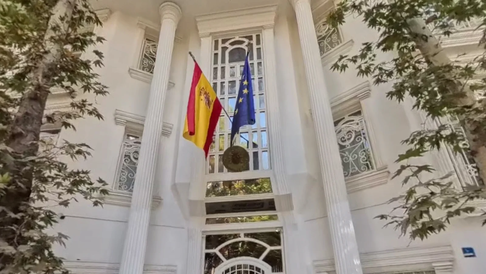 שגרירות ספרד באיראן. (צילום: באדיבות משרד החוץ הספרדי (Ministerio de Asuntos Exteriores) / Google Maps)